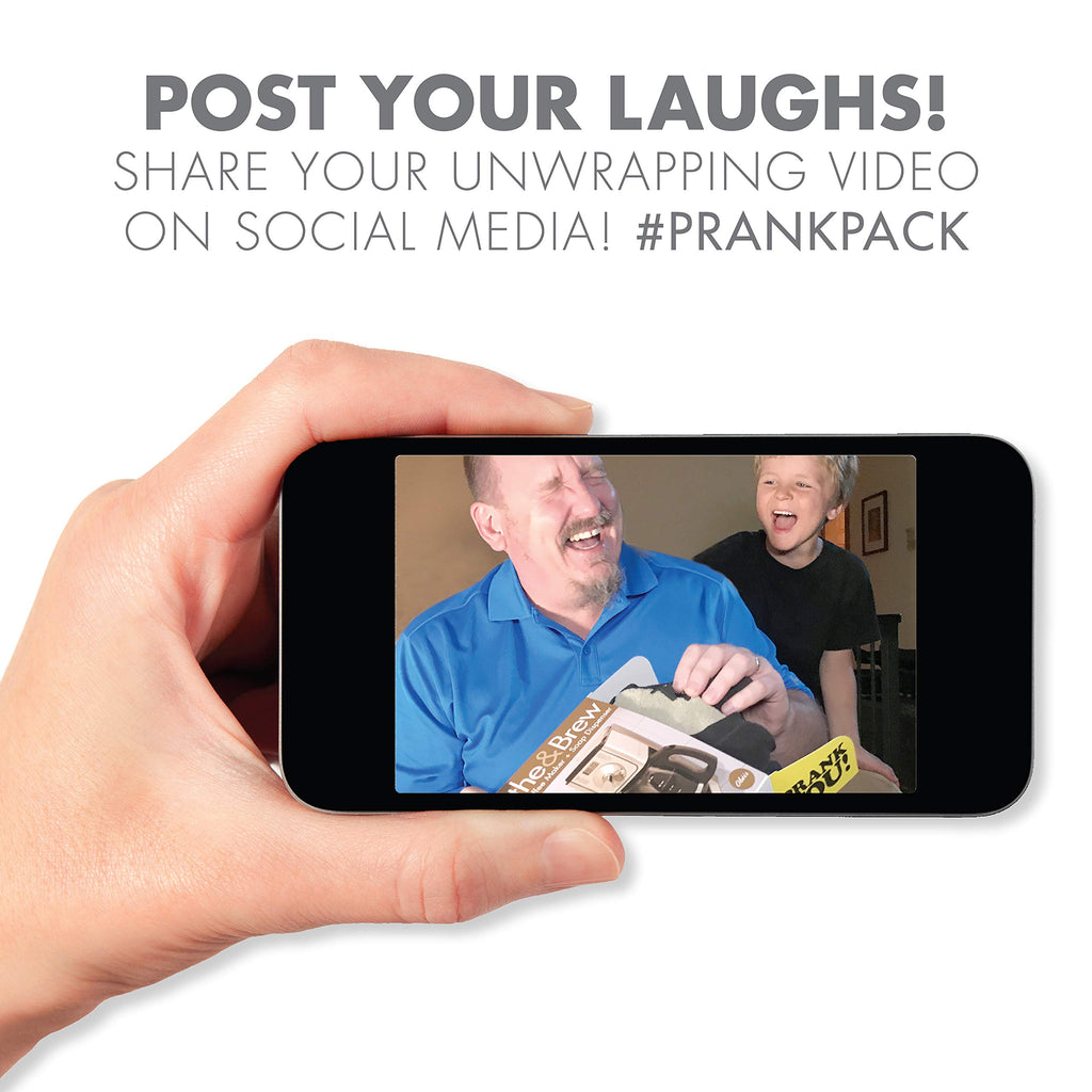 Prank-O ReNoodle Prank Gift Box – Empty Cardboard Gag Box for Hiding Real Presents