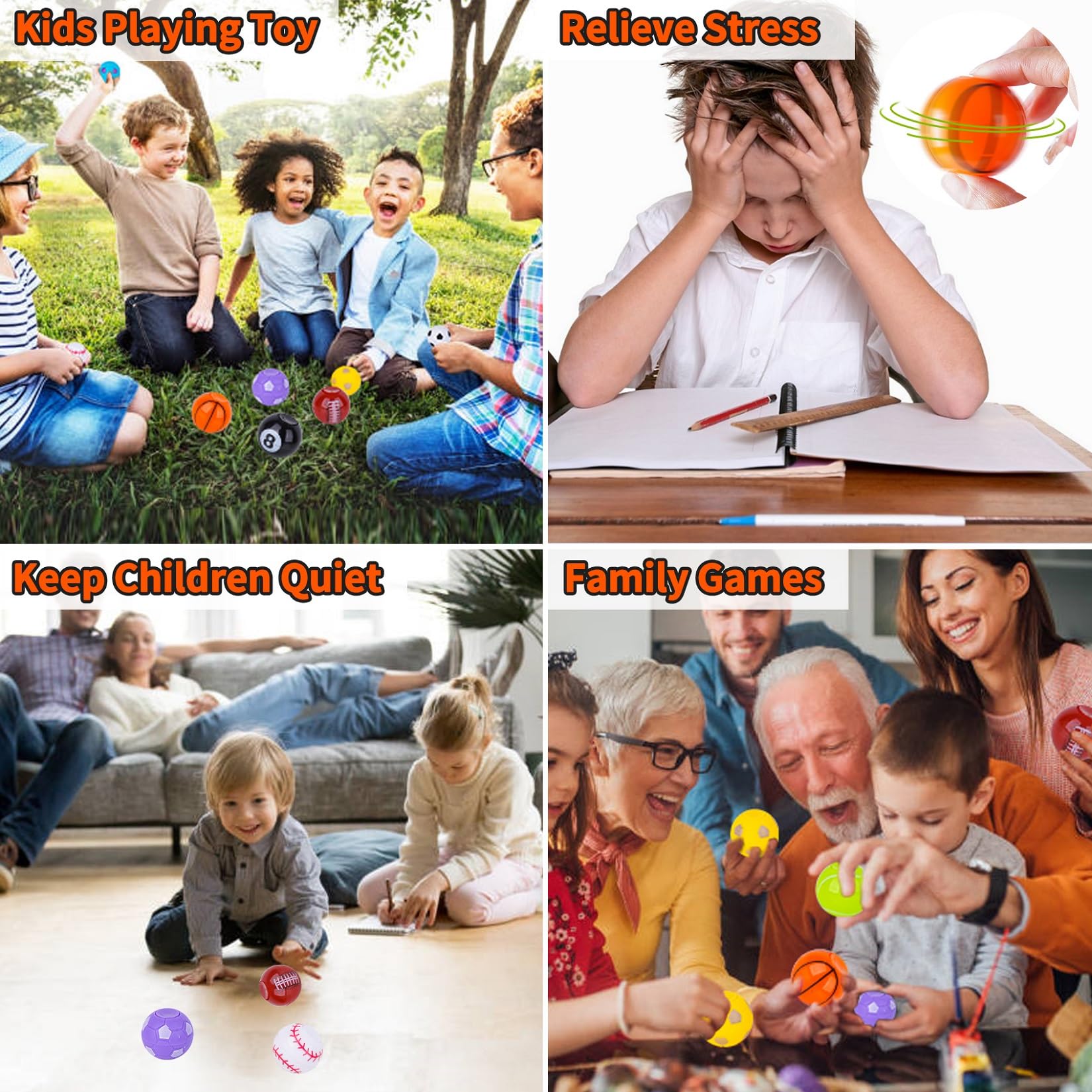 Prefilled Easter Eggs with Sports Ball Spinners – 24 Pack for Easter Basket Stuffers
