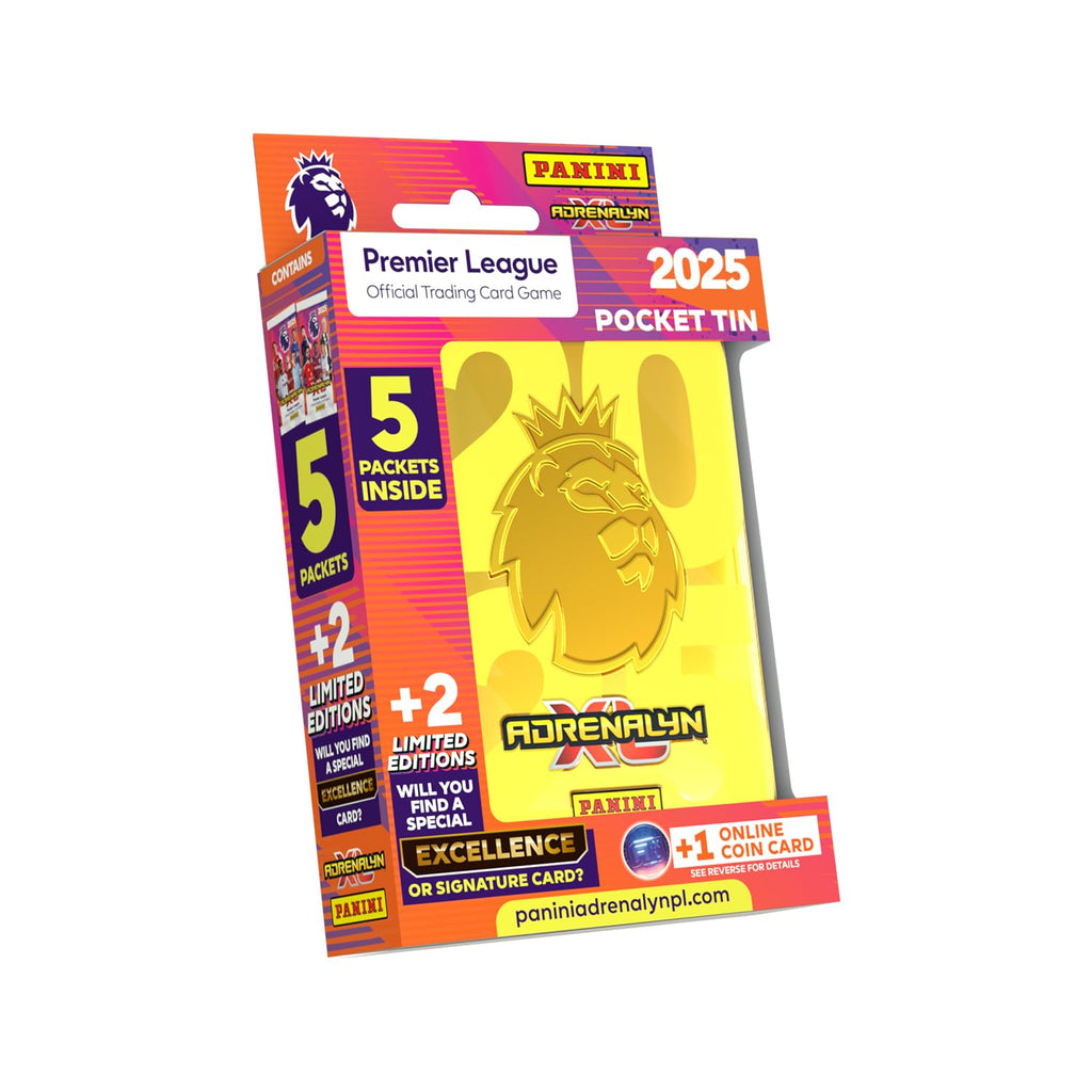 Premier League 2024/25 Adrenalyn XL Pocket Tin – 43 Cards with 2 Limited Editions