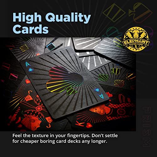 Premium Night Theme Playing Cards with Gloss Ink and Free Card Game eBook