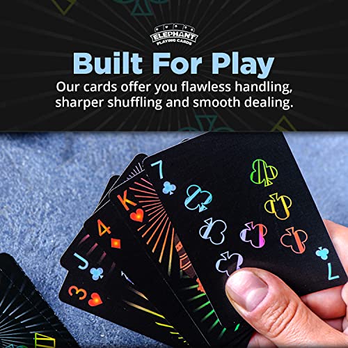 Premium Night Theme Playing Cards with Gloss Ink and Free Card Game eBook