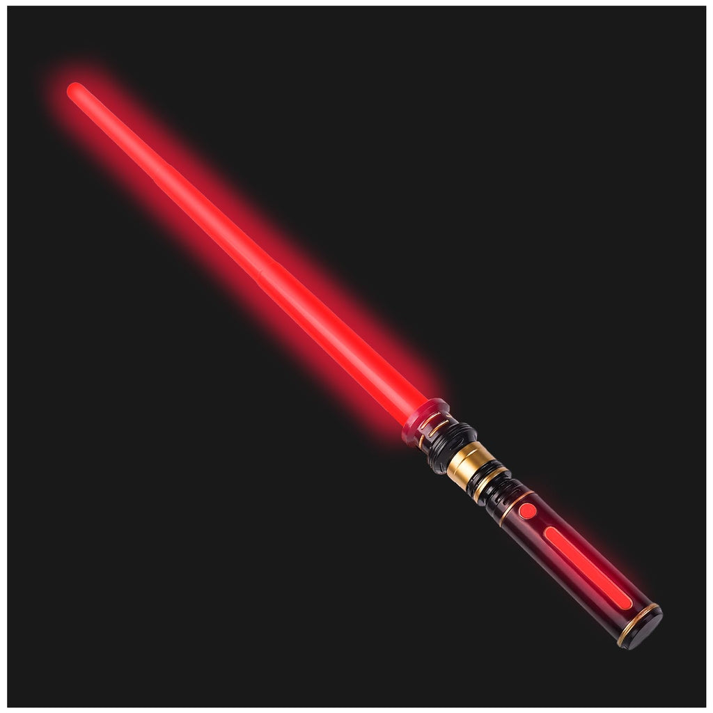 PremToytics Light Up LED Saber – Red, Retractable Blade with FX Sound Effects & Realistic Handle