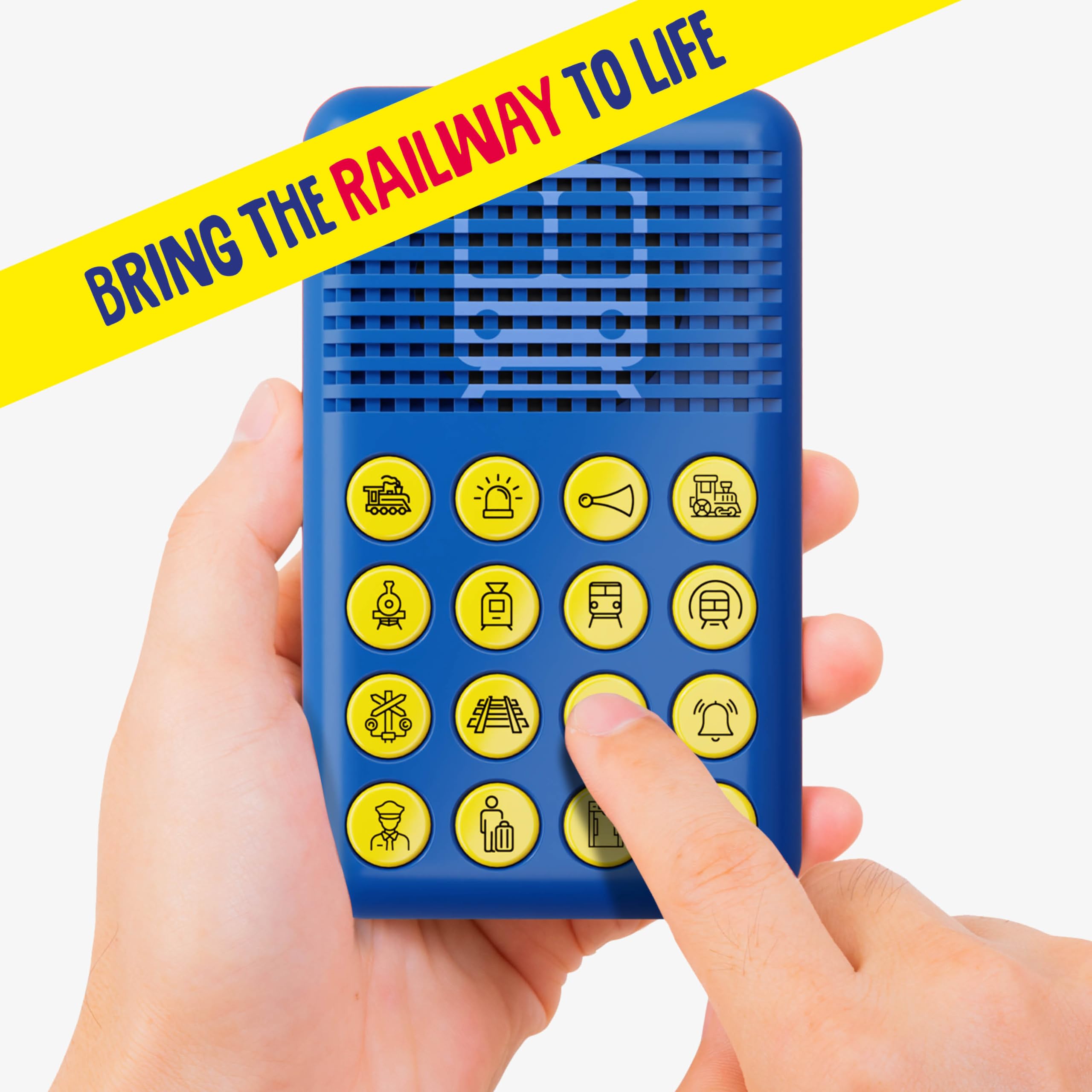 Press 'N Gag Sound Machine - 16 Silly Sounds, Pocket-Sized Gadget for Kids & Teens