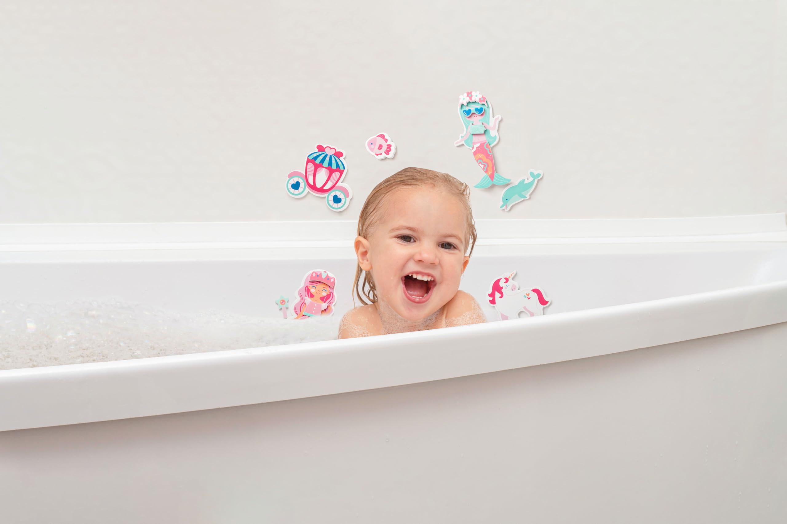 Princess Foam Bath Toys Set – 10-Piece Floating Characters for Toddlers