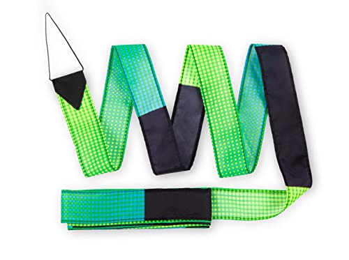 Prism Kite Technology Plasma Ribbon 20-Foot Kite Tail – Aurora Geometric Gradient