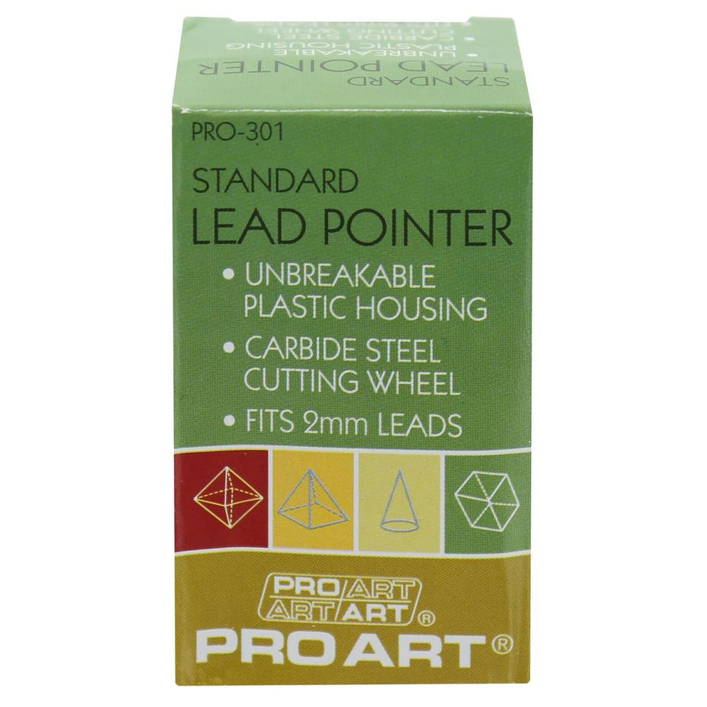 Pro Art Hand Held Lead Pointer - Blue, Carbide Blade, Hand Powered
