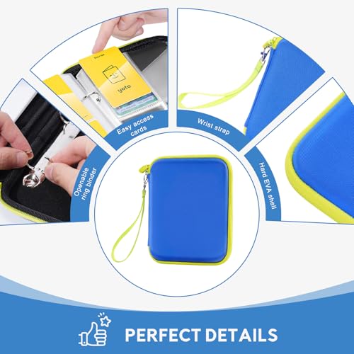 ProCase Blue Carrying Case for Yoto Cards - 80 Pocket Storage, Portable Binder Organizer