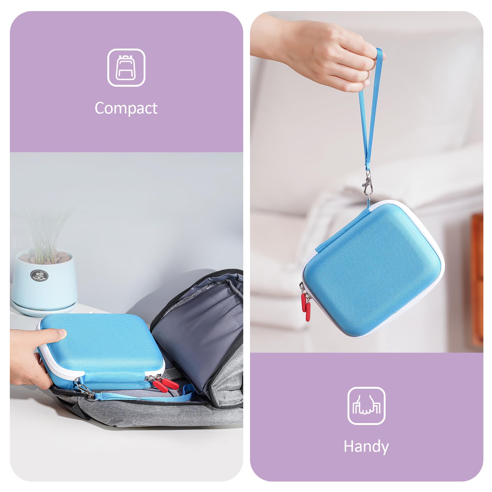 ProCase Hard Card Game Carrying Case for 300+ Cards, Blue