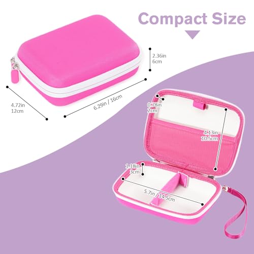 ProCase Pink Card Case – Holds 300+ Game Cards, Hard EVA Travel Storage Box with Pen Slot