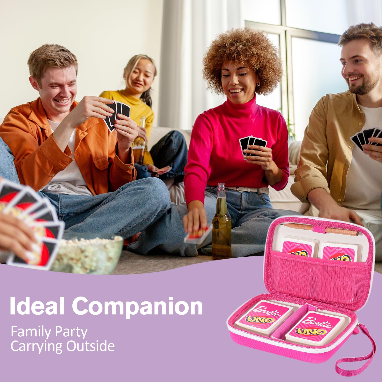ProCase Pink Card Case – Holds 300+ Game Cards, Hard EVA Travel Storage Box with Pen Slot