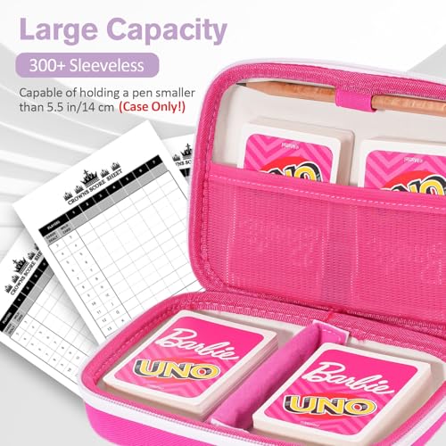 ProCase Pink Card Case – Holds 300+ Game Cards, Hard EVA Travel Storage Box with Pen Slot