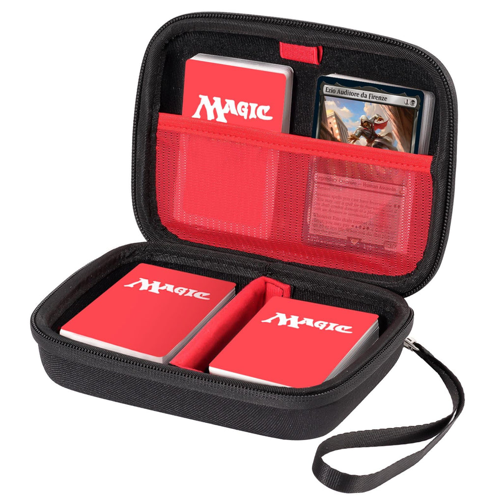 ProCase Trading Card Case, Hard EVA Carrying Box for 300+ Cards, Black