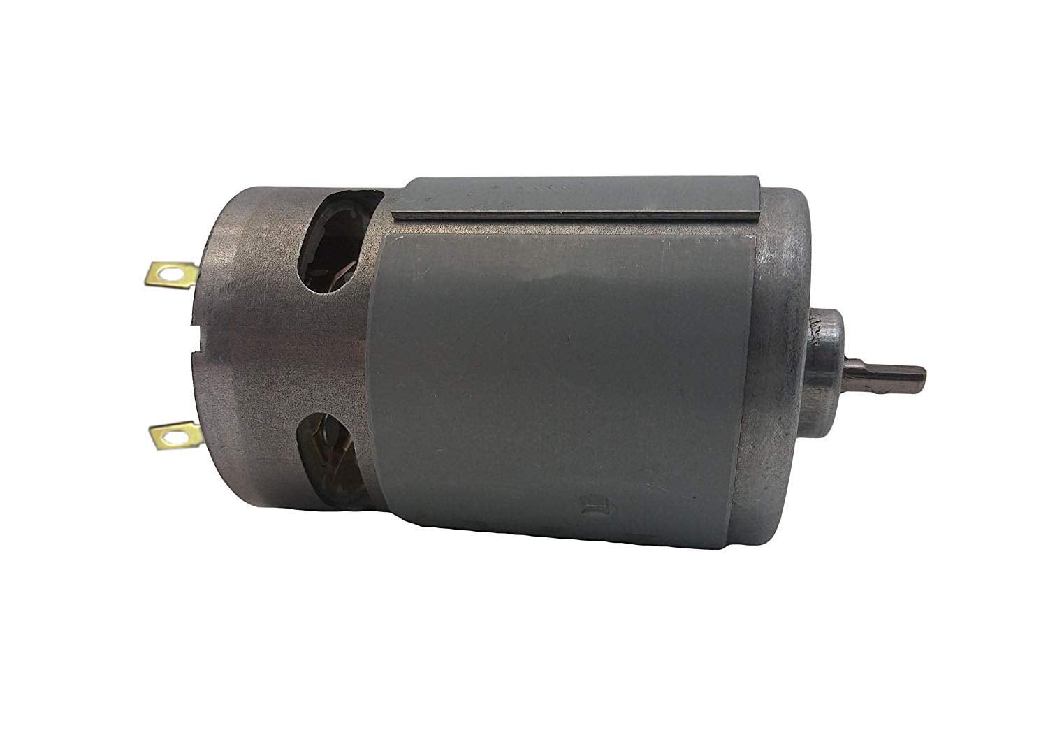ProTechTrader RS-550S 18V Brushed DC Motor with 3.175mm D-Shaft for Drill Replacement and Robotics