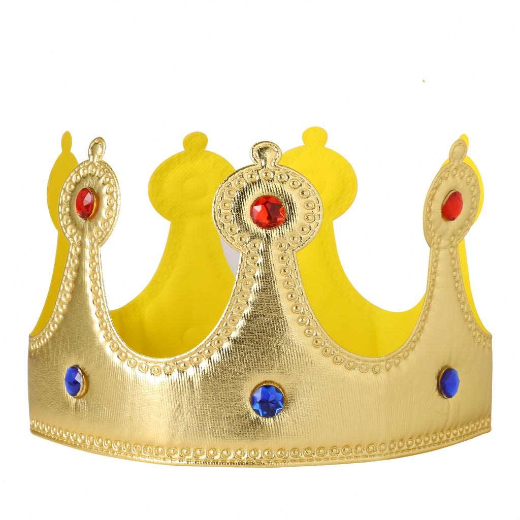 Proumhang Kids King Cape & Crown Set – 80cm Royal Cloak for Boys and Girls