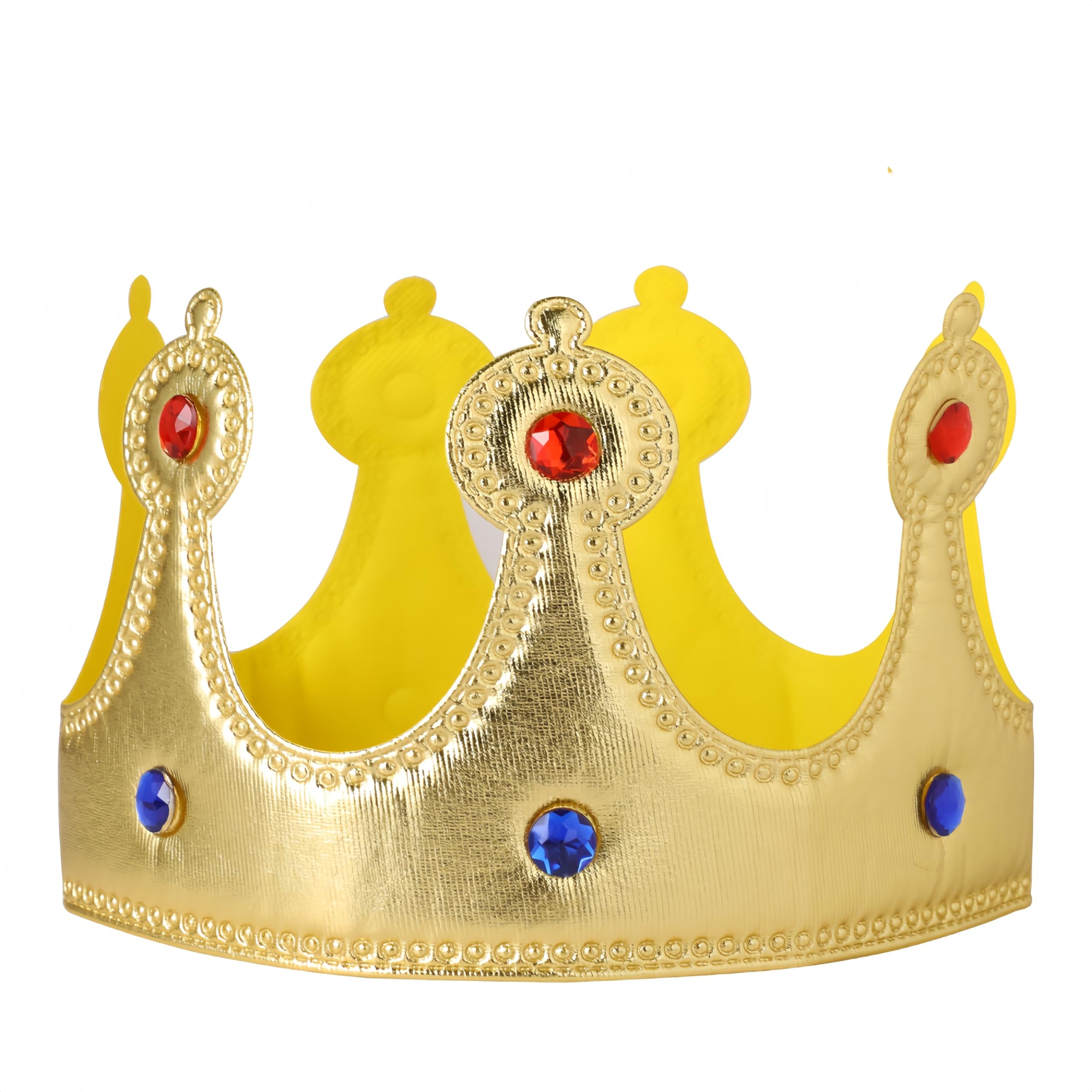Proumhang Kids King Cape & Crown Set – 80cm Royal Cloak for Boys and Girls