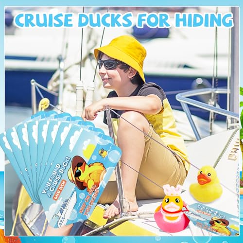 Prudiut Cruise Duck Hiding Game Kit – 12 Ducks, 15 Tags & 20 Bands