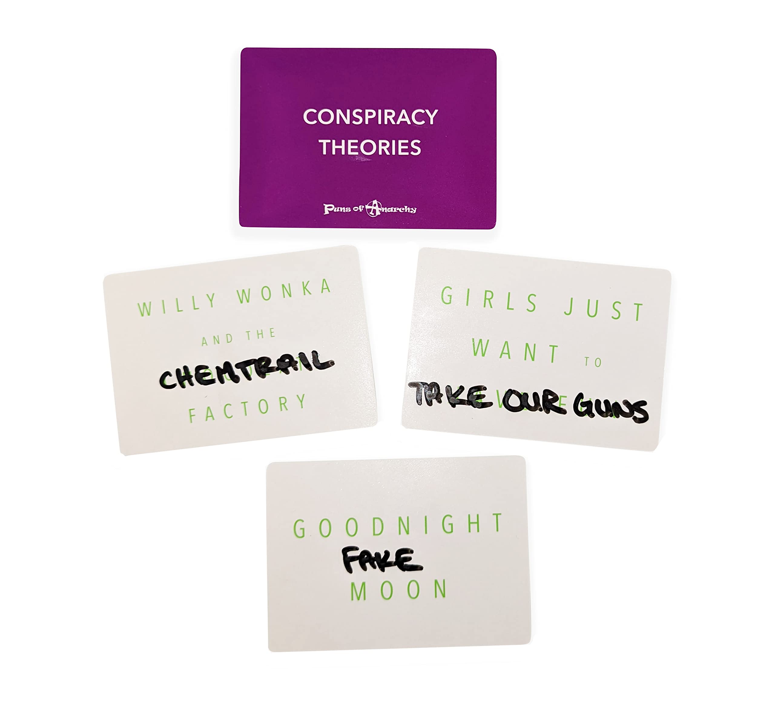 Puns of Anarchy Expansion Pack – 200 New Dry-Erase Cards & 20 Hilarious Categories