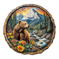 Purdicra Majestic Bear Wooden Jigsaw Puzzle – 290 Unique Pieces for Adult Challenge