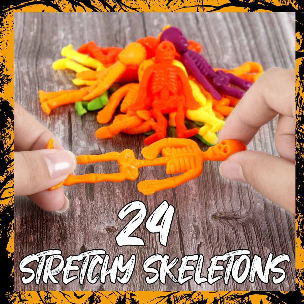 PURPERCAT 24-Piece Halloween Party Favors Set – Non-Candy Goodie Bag Stuffers for Kids