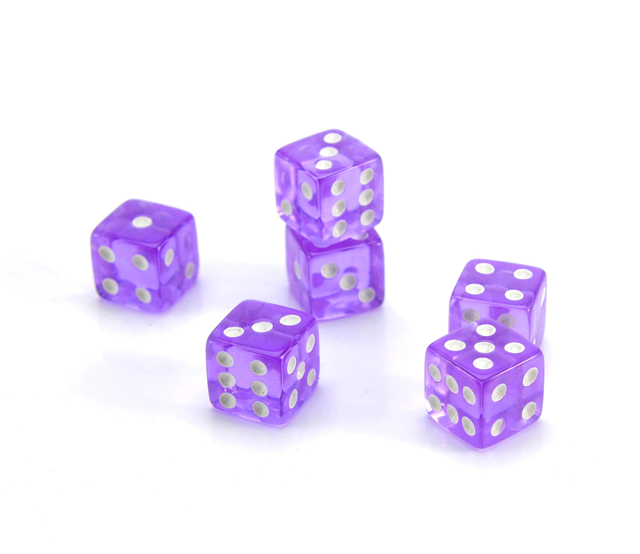 Purple Dice Shaker Cup with 6 Matching Translucent Dice – Harbor Loot