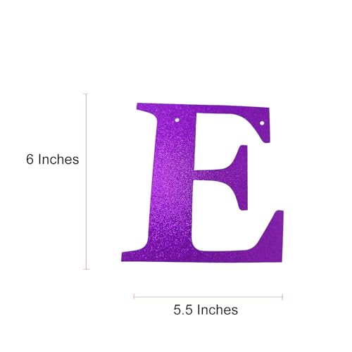 Purple Glitter Banner with Empowering Quote – CHOOSE-IT Party Decor