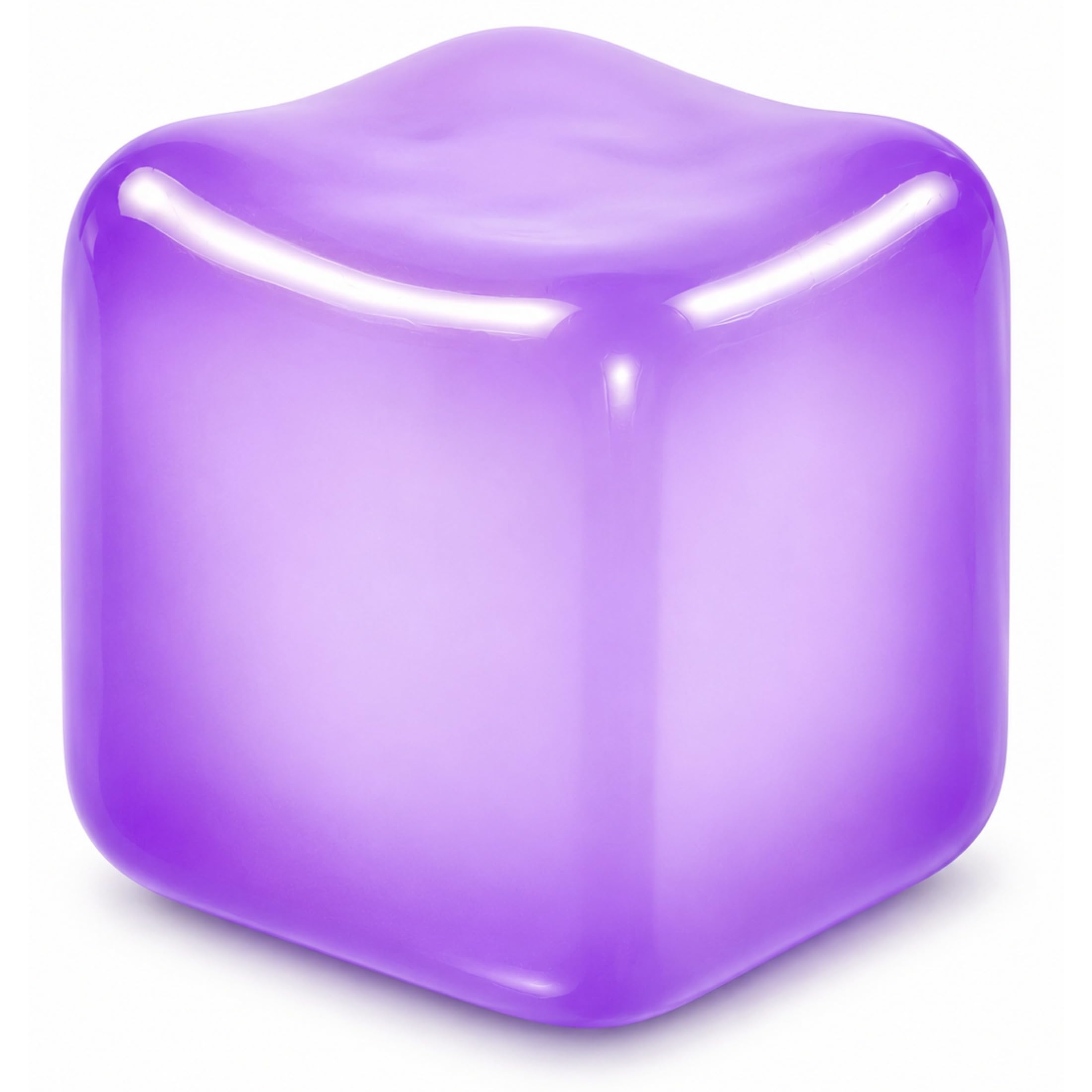 Purple Ice Cube Squishy Fidget Toy – Slow-Rising Sensory Stress Cube for Focus and Calm