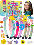 PURPLE LADYBUG Flower Headband Making Kit – DIY Craft Set for Girls Ages 5-9