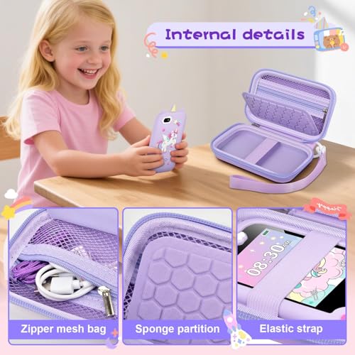 Purple Pony Kids Toy Phone Case - Compatible with KOKODI, Luoba, Yosfeng & More