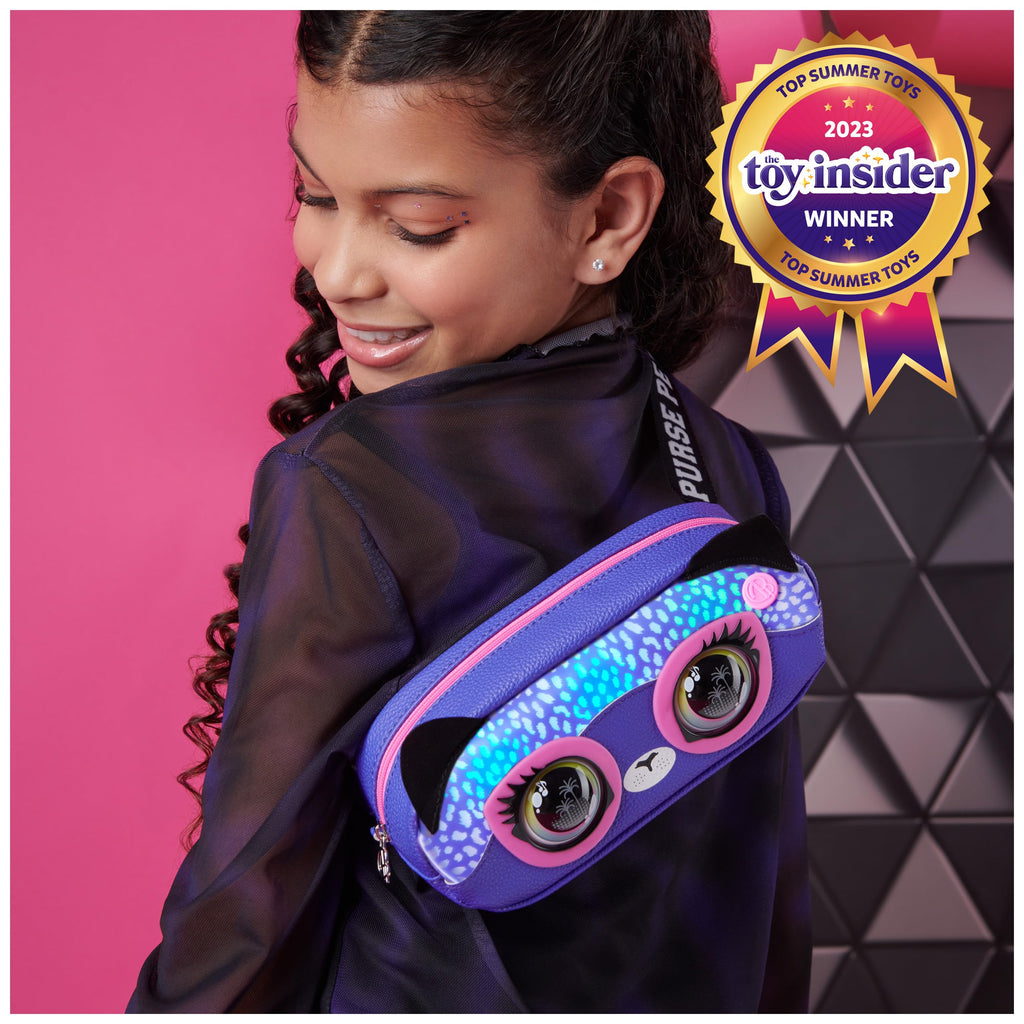 Purse Pets Leoluxe Interactive Leopard Print Purse – Blinks, Sounds, and Fashion Fun