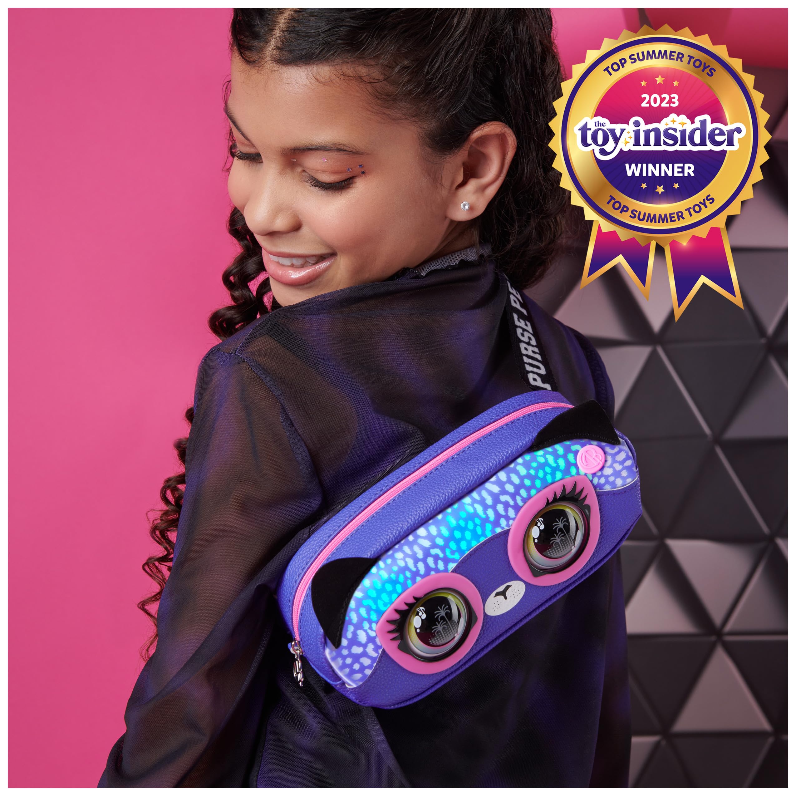 Purse Pets Leoluxe Interactive Leopard Print Purse – Blinks, Sounds, and Fashion Fun