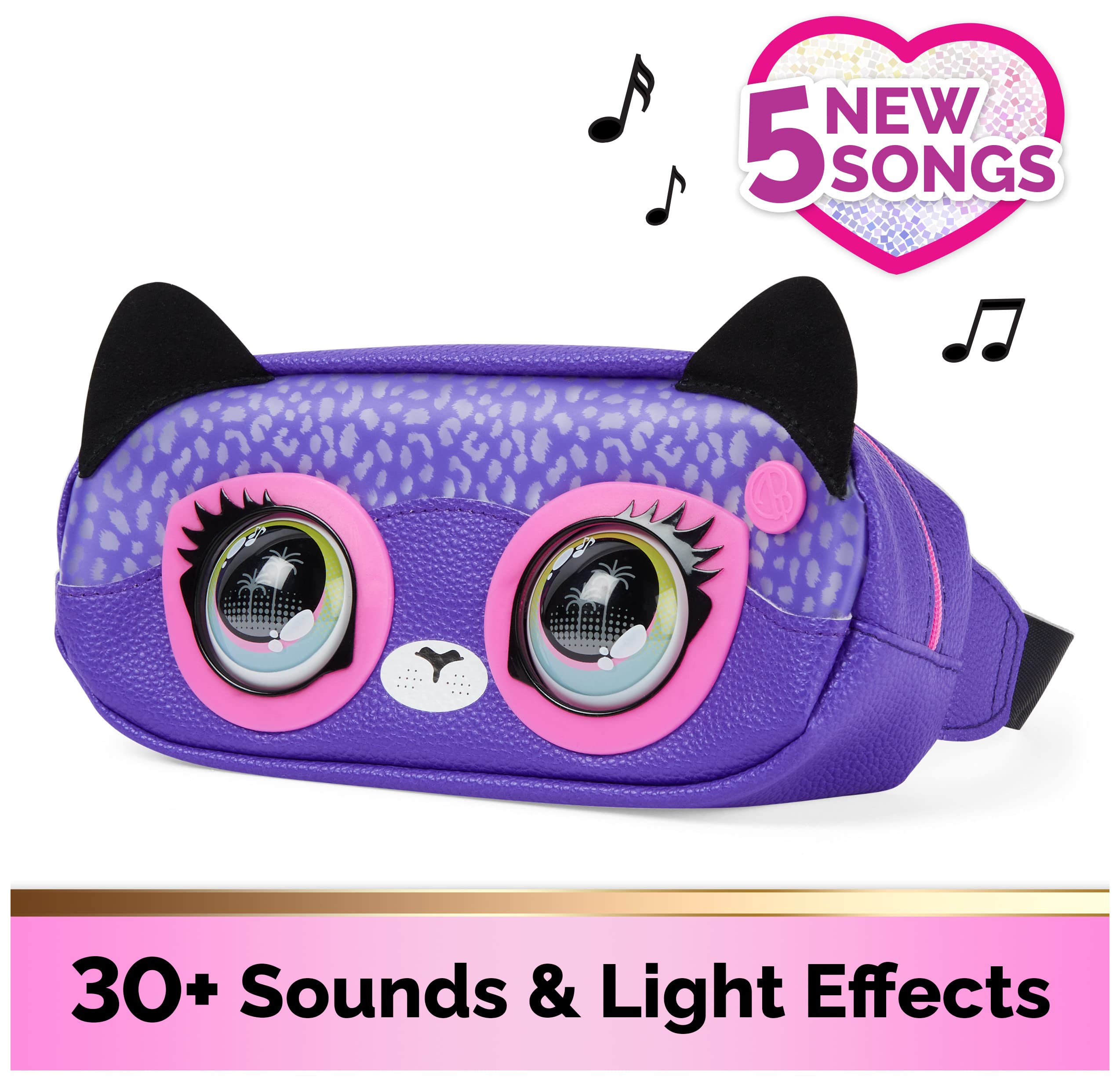 Purse Pets Leoluxe Interactive Leopard Print Purse – Blinks, Sounds, and Fashion Fun