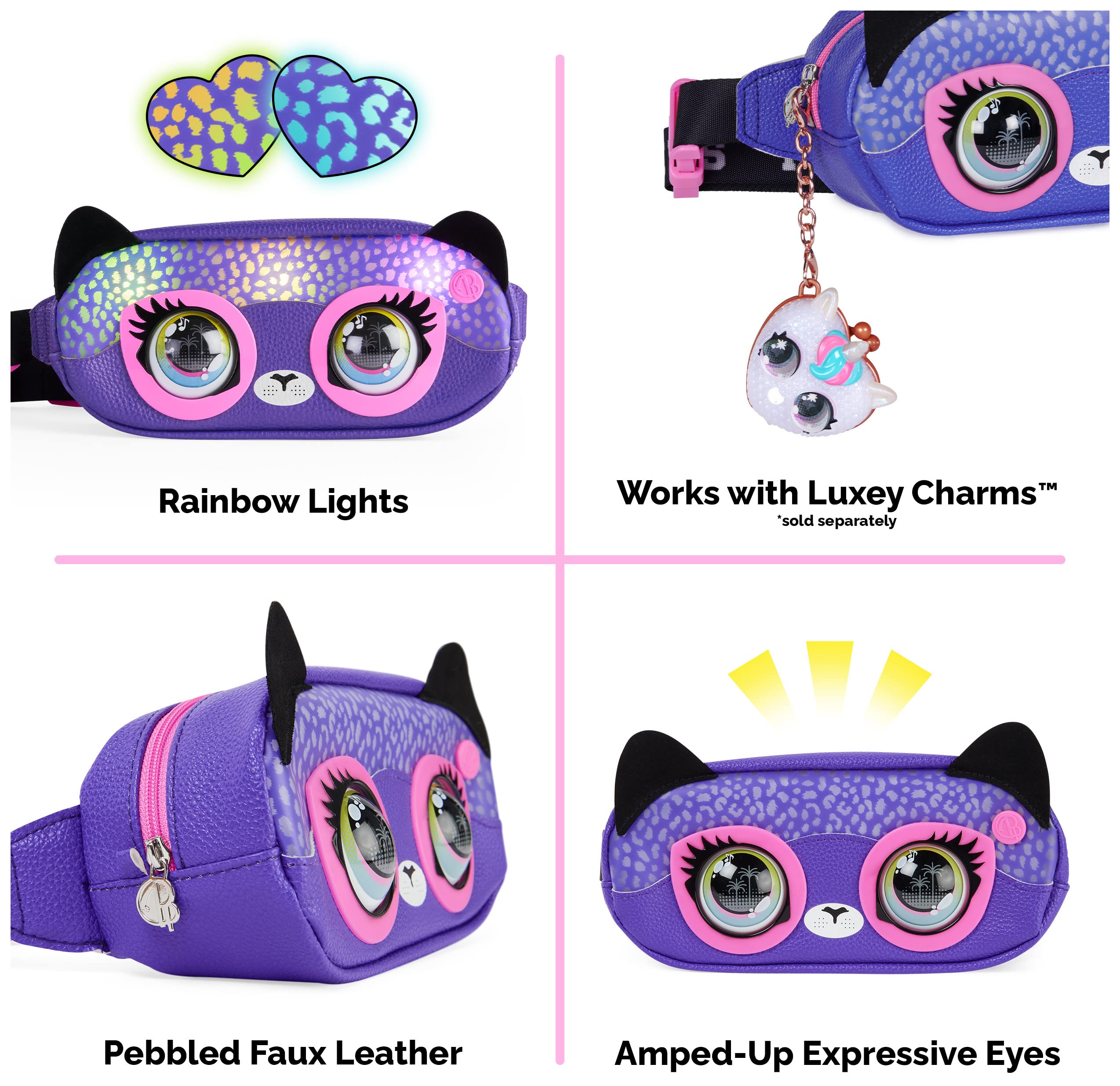 Purse Pets Leoluxe Interactive Leopard Print Purse – Blinks, Sounds, and Fashion Fun