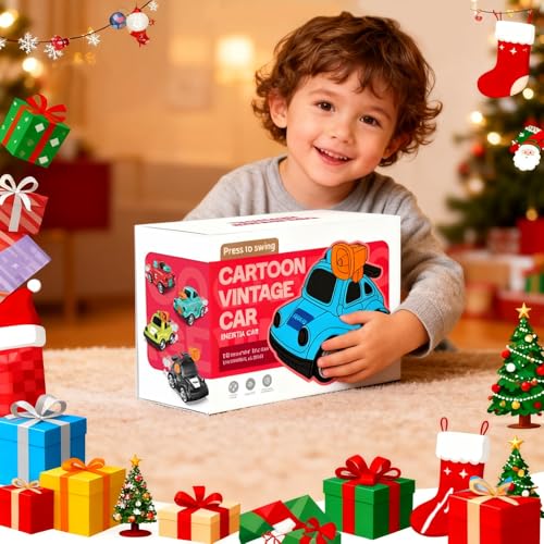 Push-and-Go Police Car Toy for Toddlers 1-3 – Friction Powered, No Batteries Needed