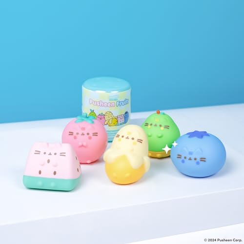 Pusheen Fruits Series Blind Capsule Squishy Toy – Water-Filled Stress Relief (1 Random Design)