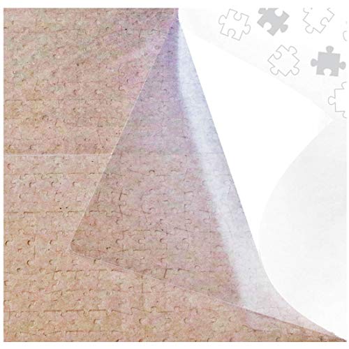 PUZZLE EZ Clear Peel & Stick Puzzle Glue Sheets – Preserve 1000-Piece Puzzles up to 24x30 Inches in Minutes