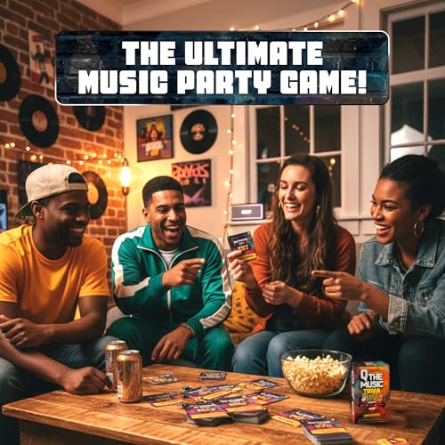 Q The Music Hip Hop & R&B Edition – 90s & 2000s Music Trivia Card Game for Adults and Families