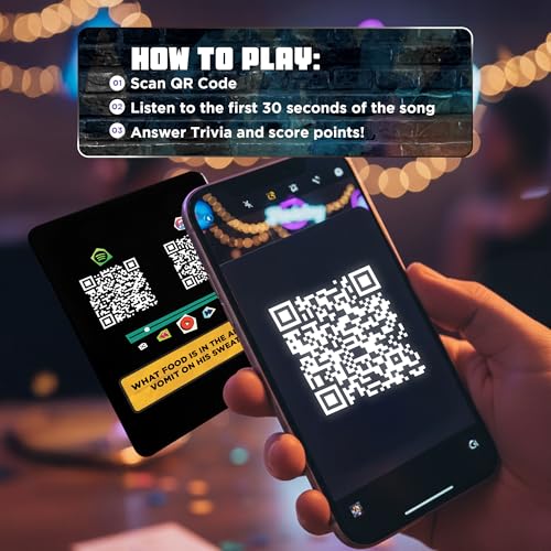 Q The Music Hip Hop & R&B Edition – 90s & 2000s Music Trivia Card Game for Adults and Families