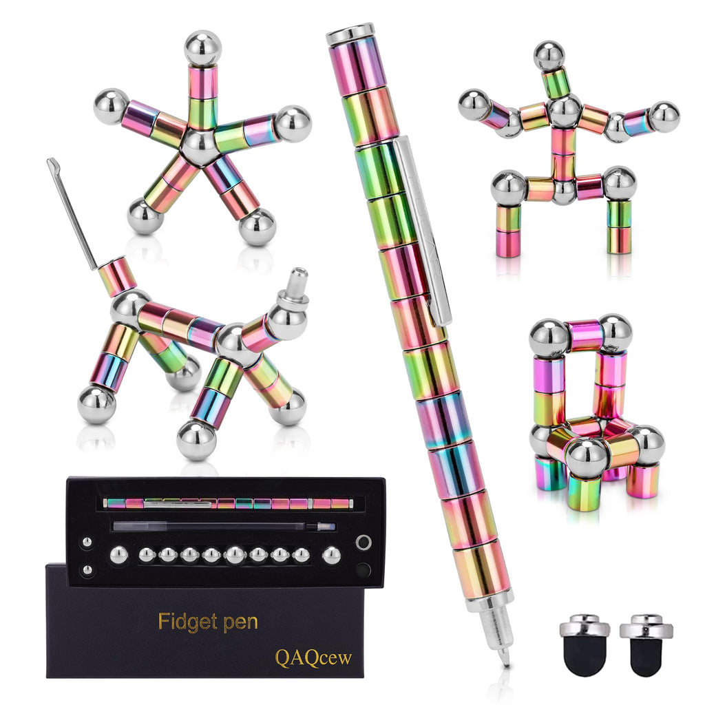 QAQcew Magnetic Fidget Pen – Deformation Toy for Stress Relief and Creative Play