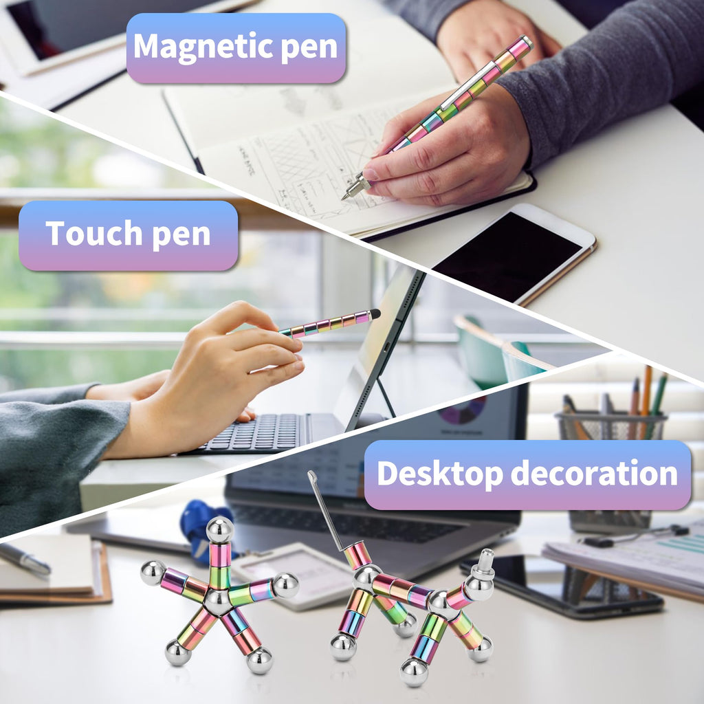 QAQcew Magnetic Fidget Pen – Deformation Toy for Stress Relief and Creative Play