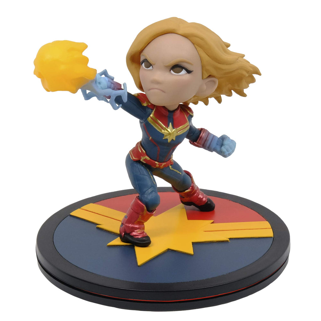 QMx Captain Marvel Q-Fig Diorama - 4-Inch Statue with Photon Blast Effect