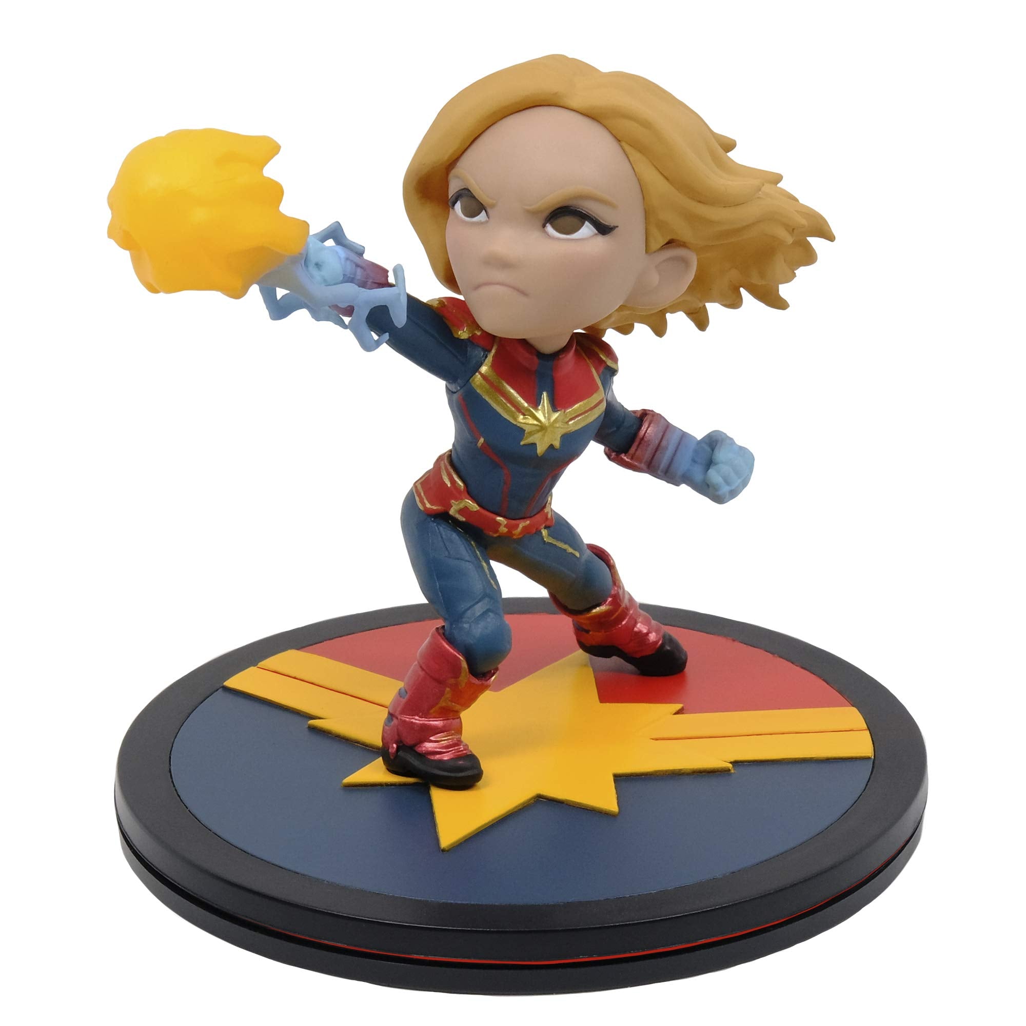 QMx Captain Marvel Q-Fig Diorama - 4-Inch Statue with Photon Blast Effect