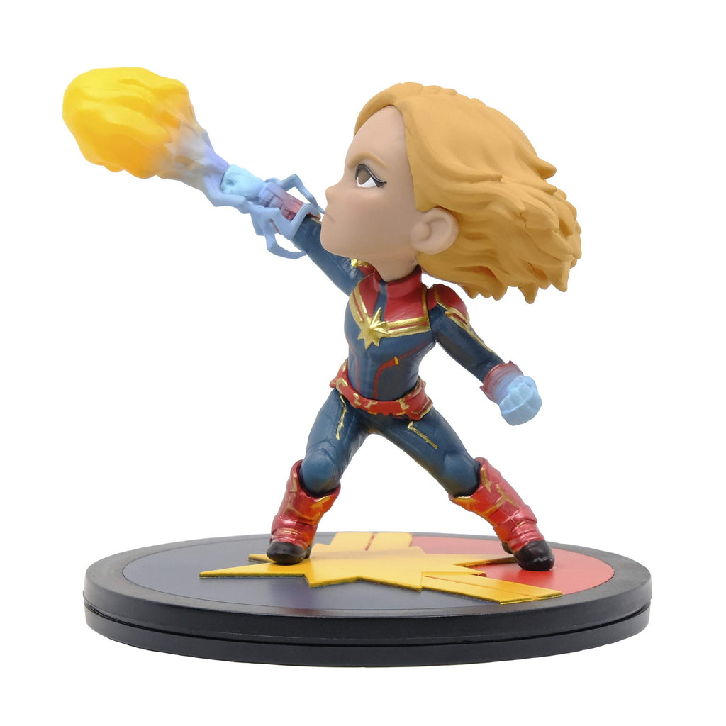 QMx Captain Marvel Q-Fig Diorama - 4-Inch Statue with Photon Blast Effect