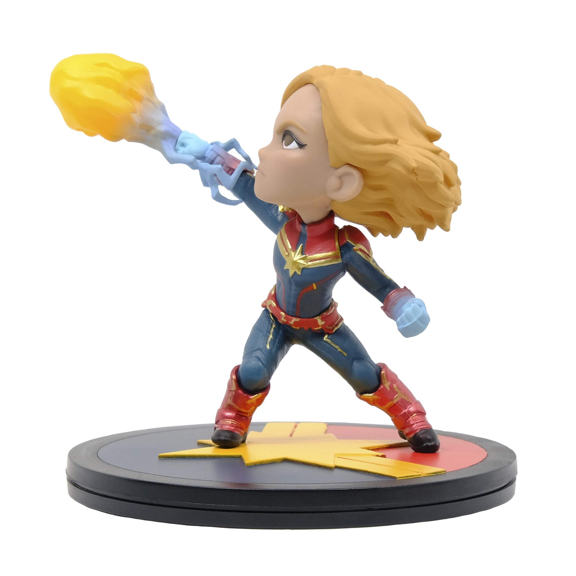 QMx Captain Marvel Q-Fig Diorama - 4-Inch Statue with Photon Blast Effect