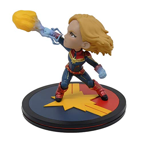 QMx Captain Marvel Q-Fig Diorama - 4-Inch Statue with Photon Blast Effect