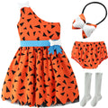 qnprt Baby Girls Halloween Costume for 2025 – Toddler Newborn Family Matching Outfit