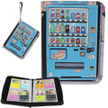 Quancard 4-Pocket Trading Card Binder - Holds 400 Cards, Blue with Removable Sleeves