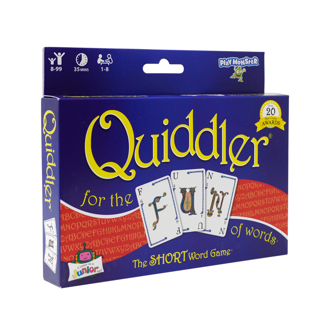Quiddler Word Card Game – Educational Family Game for Kids and Adults, Ages 8+