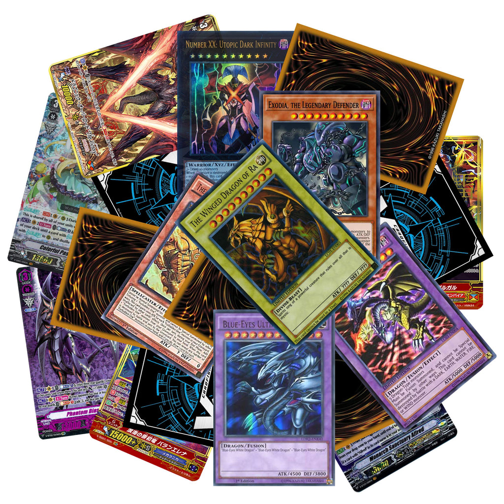 Quiver Time Apollo Clear Card Sleeves (200 Pack) - 62x89mm - Perfect for Yu-Gi-Oh, Vanguard & K-pop Photocards