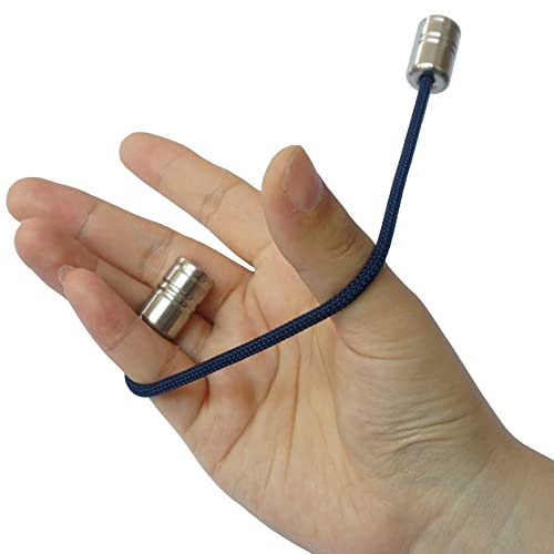 QULNEXA Stainless Steel Begleri Fidget Beads with Adjustable String and Carry Case