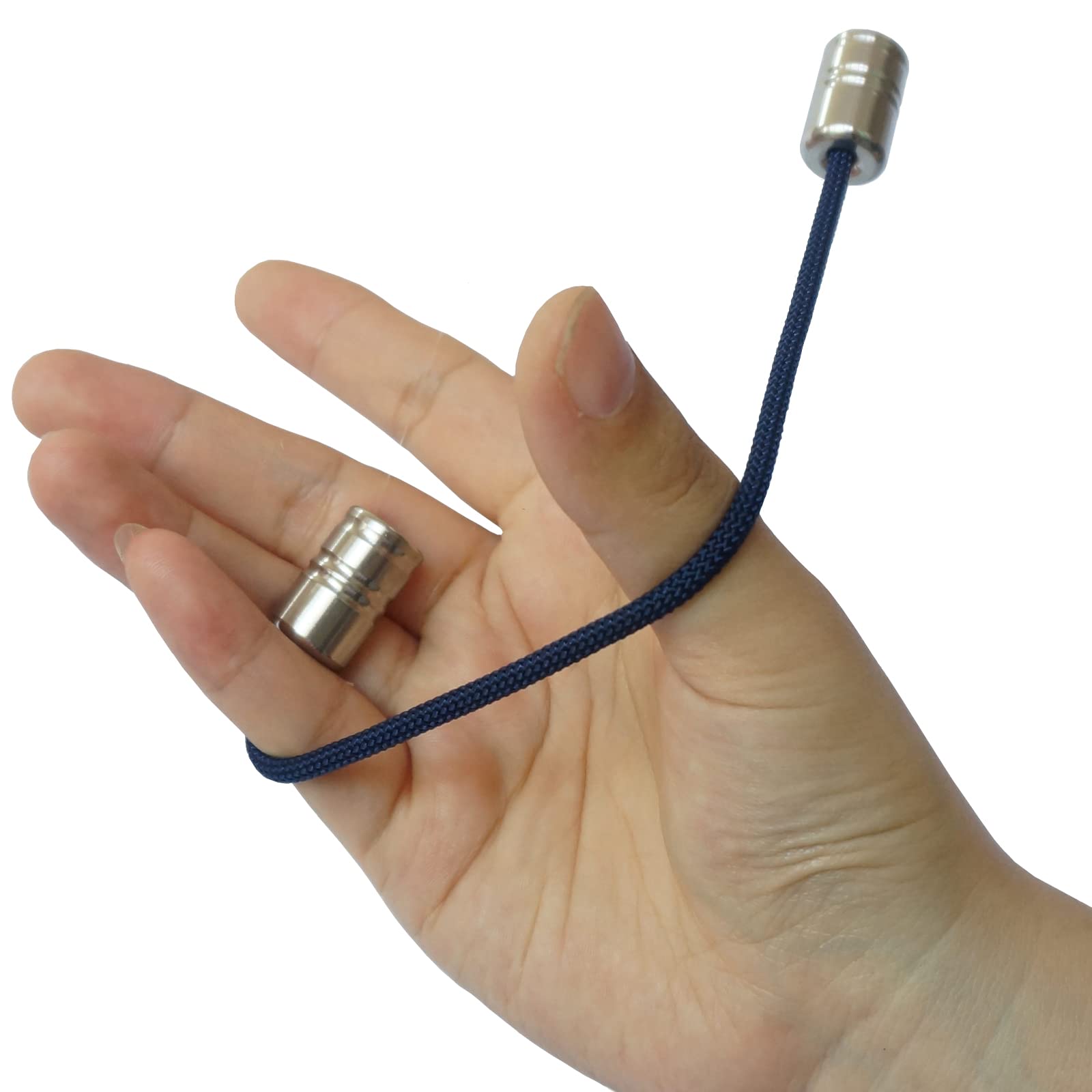 QULNEXA Stainless Steel Begleri Fidget Beads with Adjustable String and Carry Case